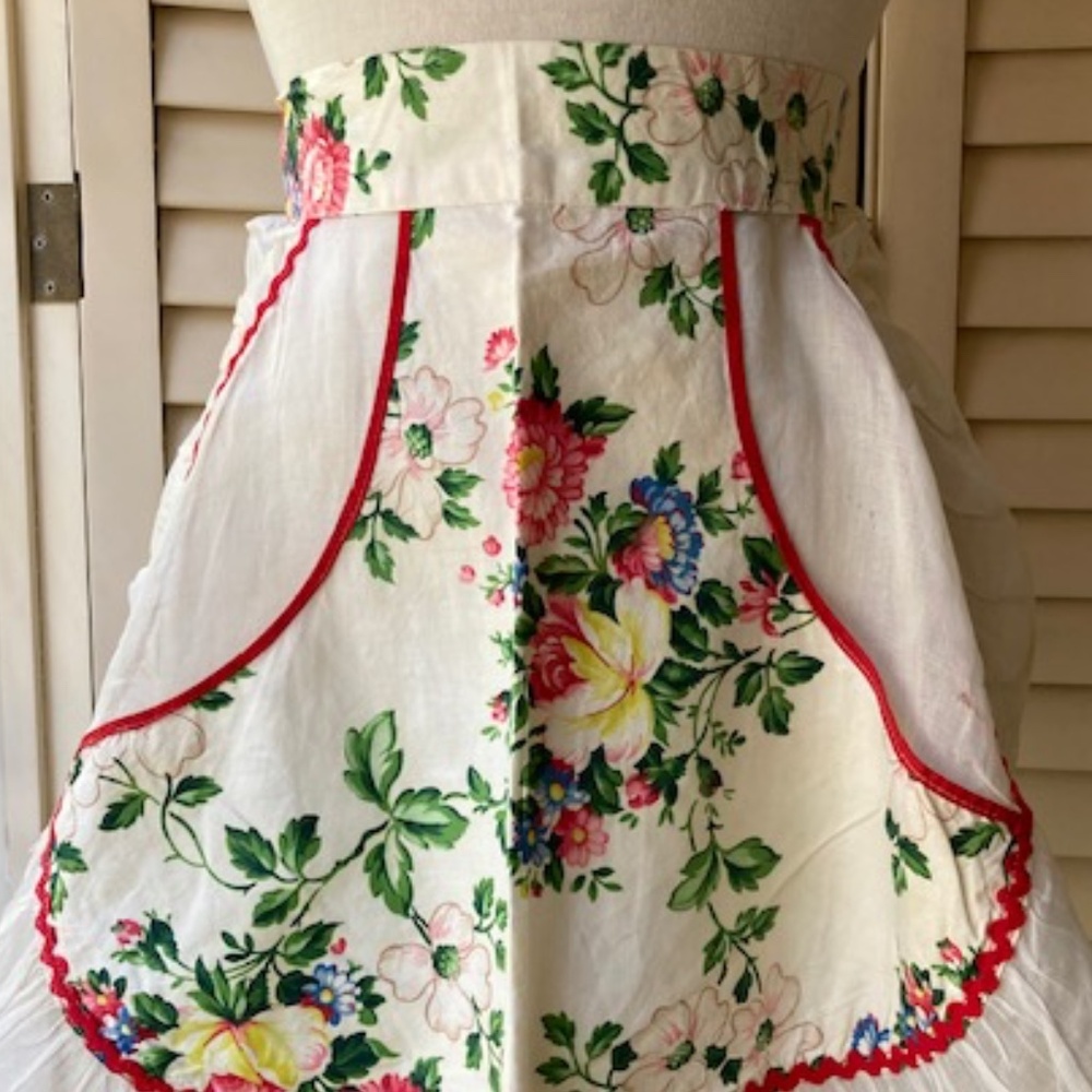Vintage 1950's Apron - Picture 3 of 6